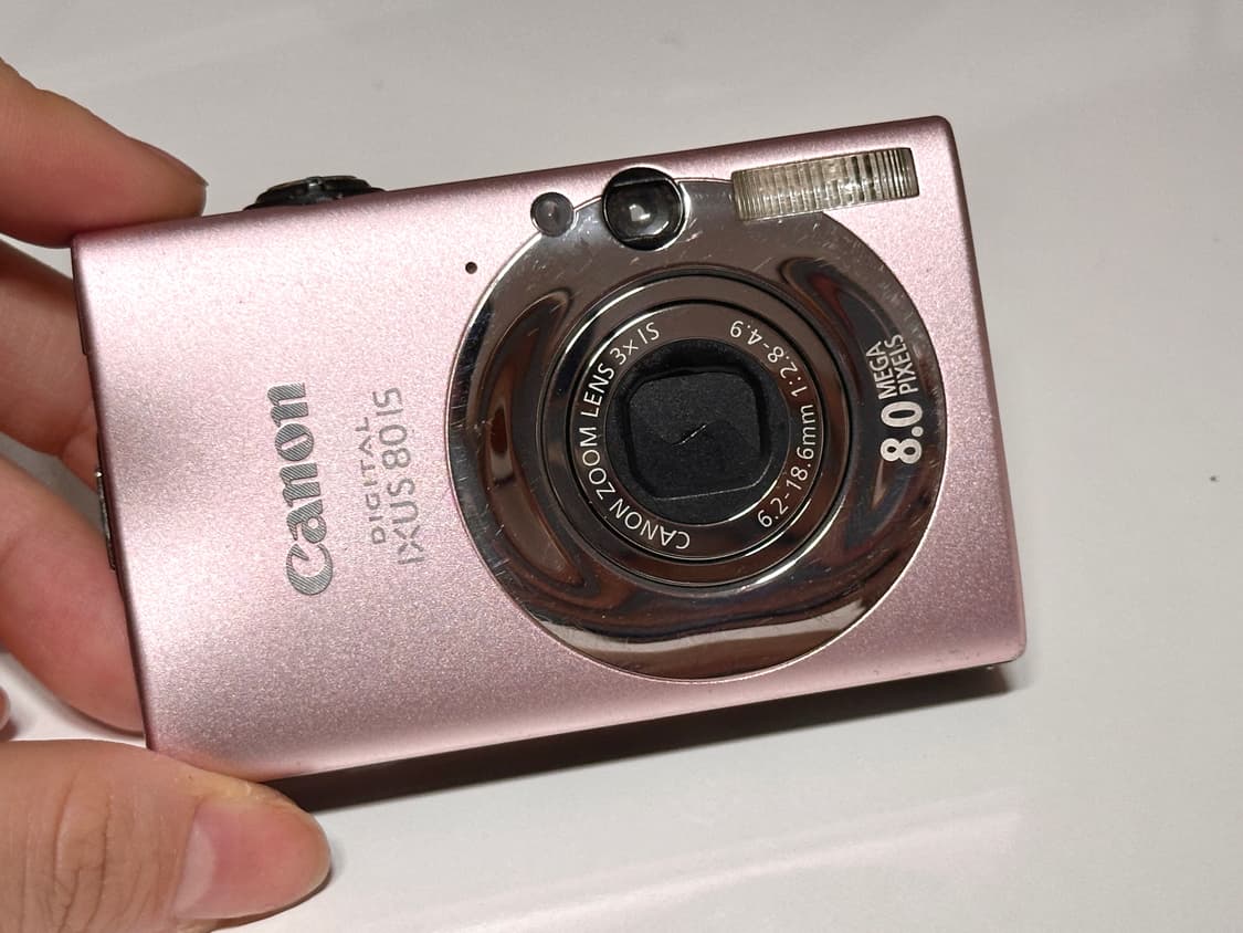 캐논 익서스 80 CANON IXUS 80 IS 핑크 리사 장원영 카메라 상품이미지1