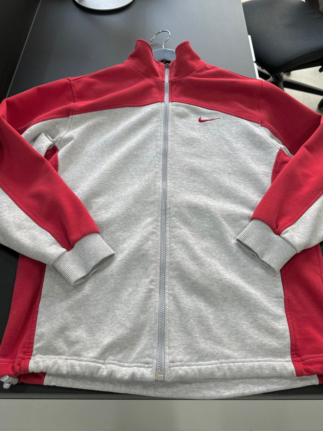 나이키 스우시 배색 트랙 코튼 져지  상품이미지4