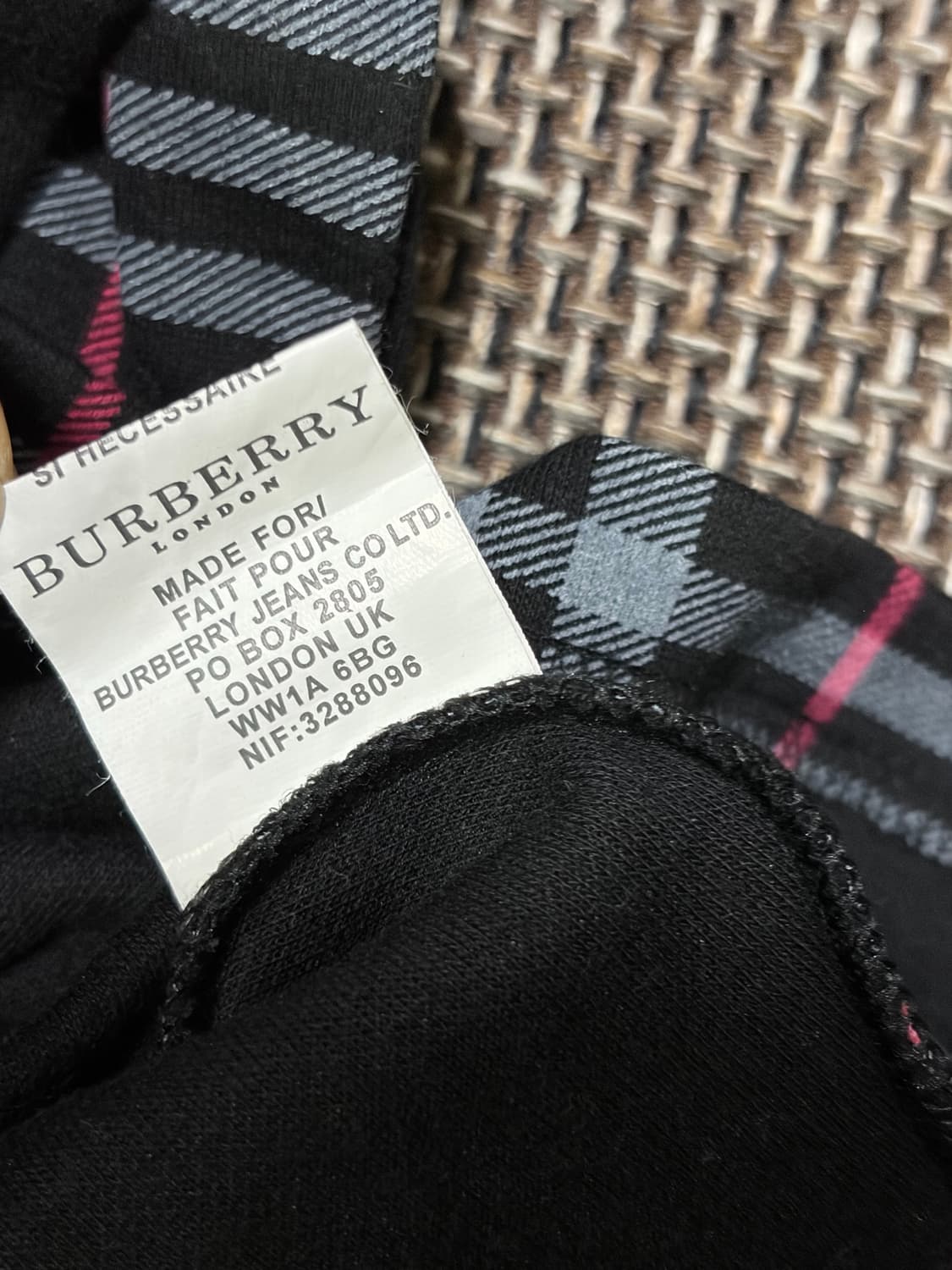 버버리 빈티지 체크 카라 롱슬리브 상품이미지4