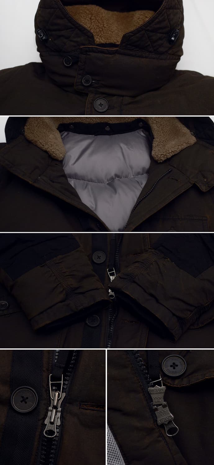 미착용) 시리즈 사우스폴 리서처 구스다운 롱패딩 파카 (100) 상품이미지9