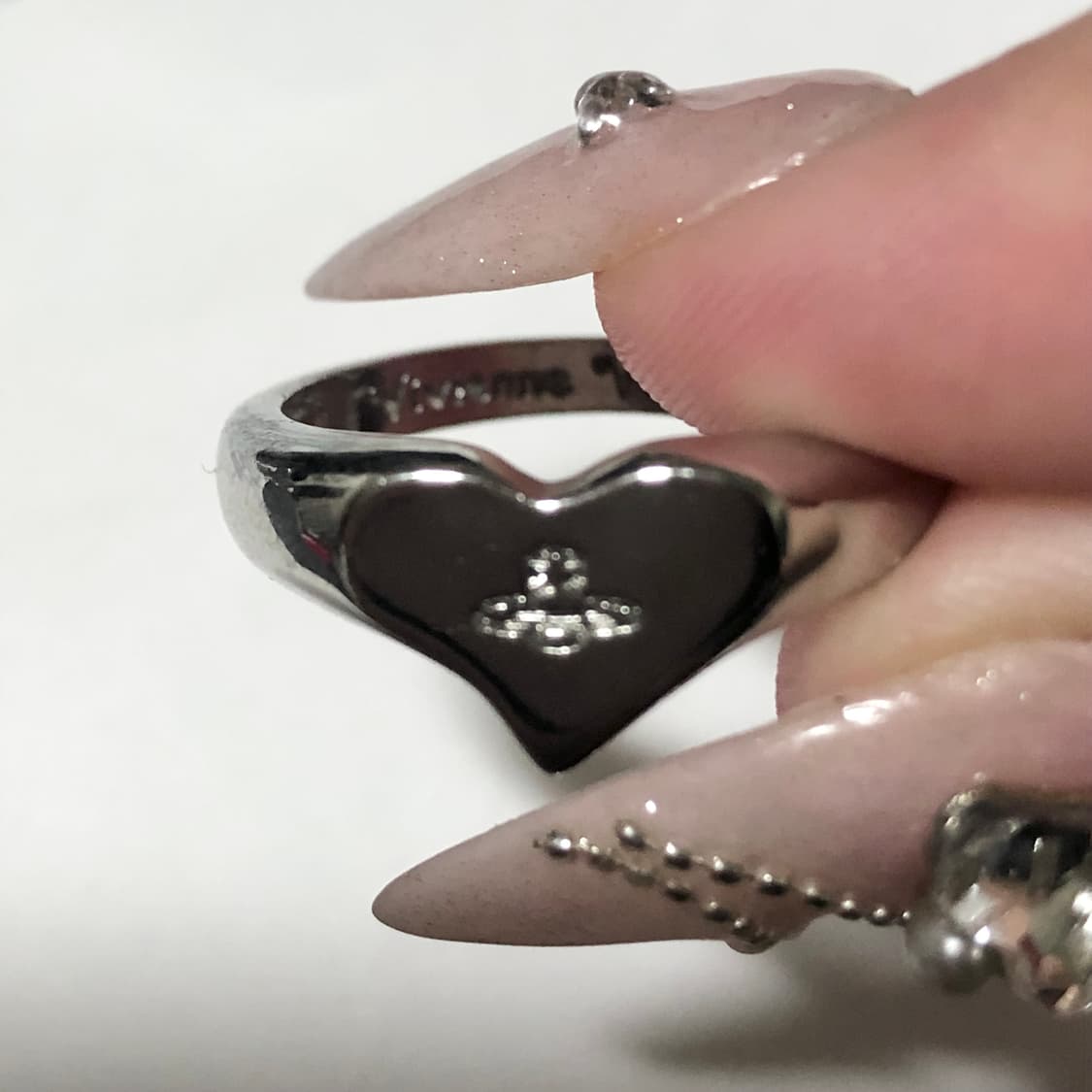 비비안웨스트우드 하트 링 반지 사이즈 s 상품이미지1