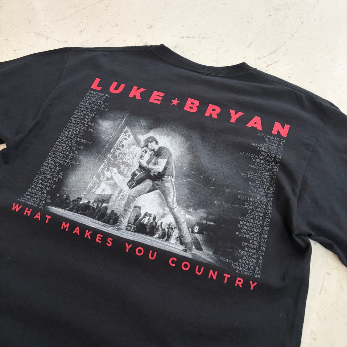 JERZEES 루크 브라이언 콘서트 투어 롱슬리브 M 상품이미지7