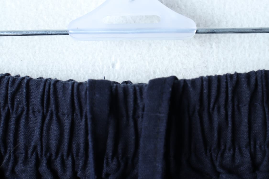 (M-L) 라퍼지스토어 반바지 팬츠 린넨 마 밴딩 네이비-P9779 상품이미지5