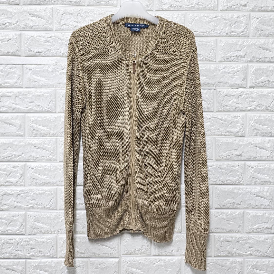 택포// 폴로랄프로렌 린넨 니트 가디건 S 상품이미지1