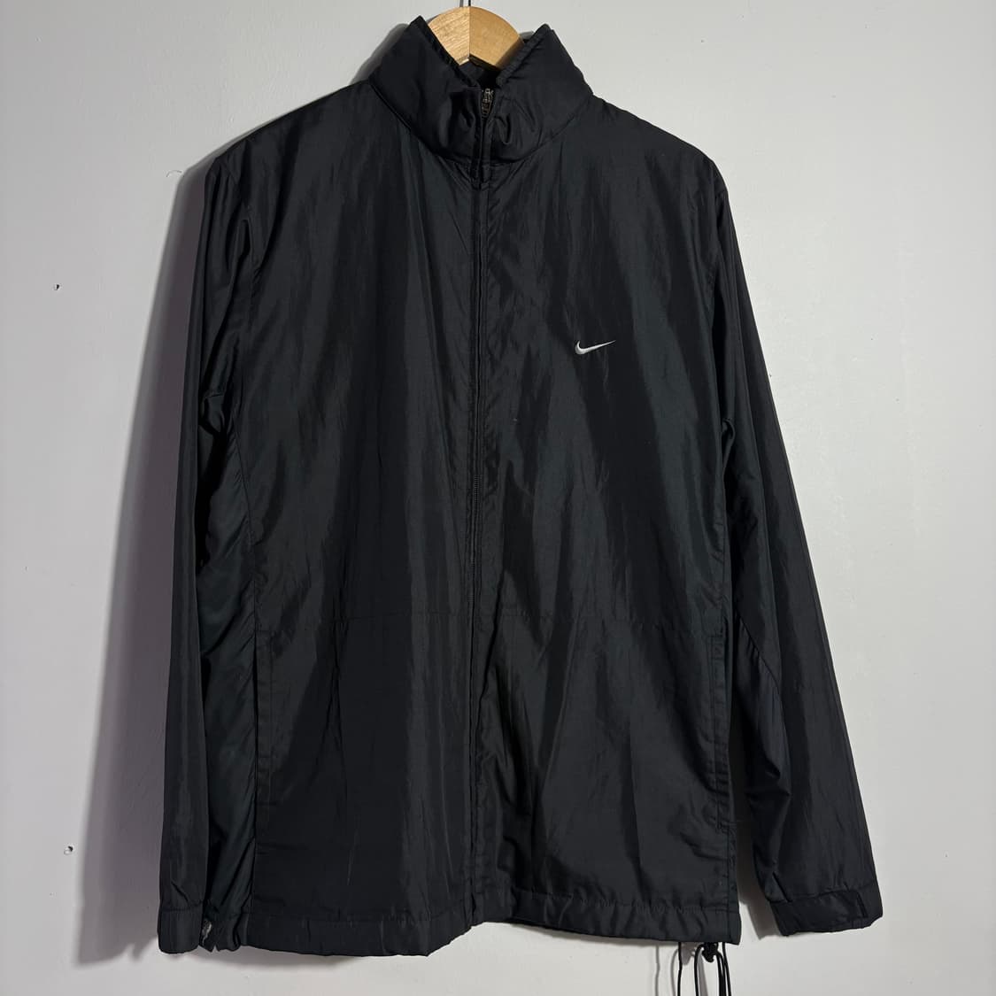 나이키 블랙 미니로고 집업 바람막이 자켓 (무료배송) 상품이미지1