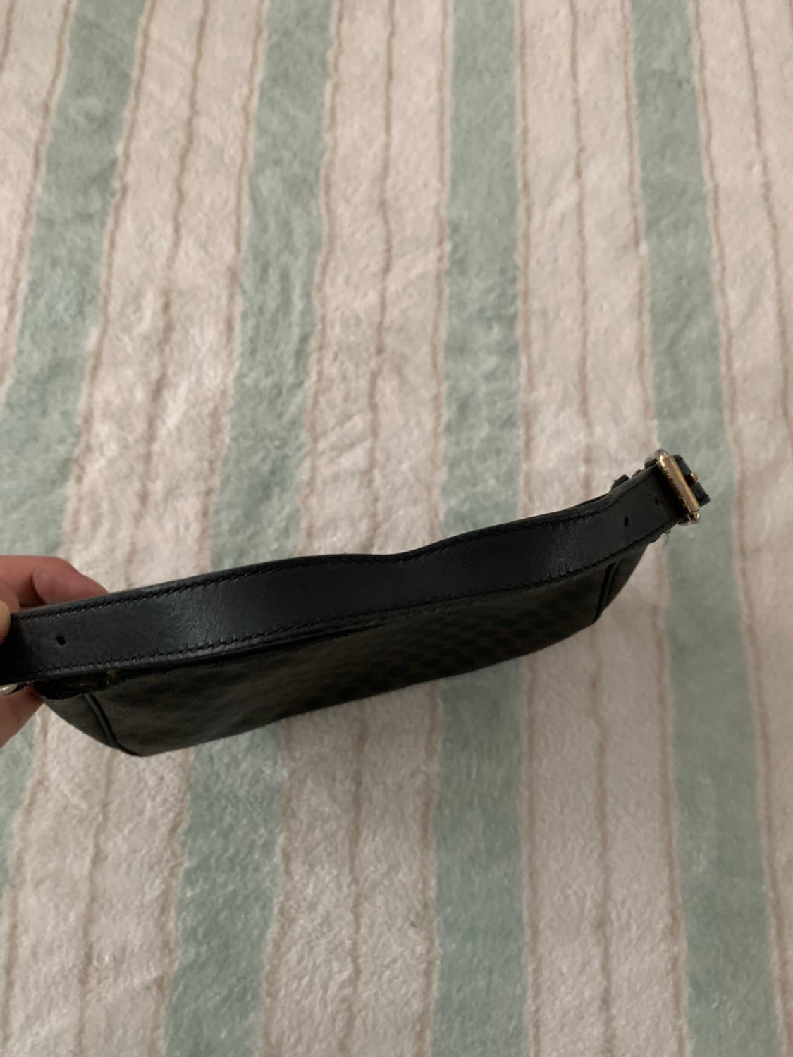 셀린느 호보백 가방 블랙 바게트백 빈티지 마카담 상품이미지10