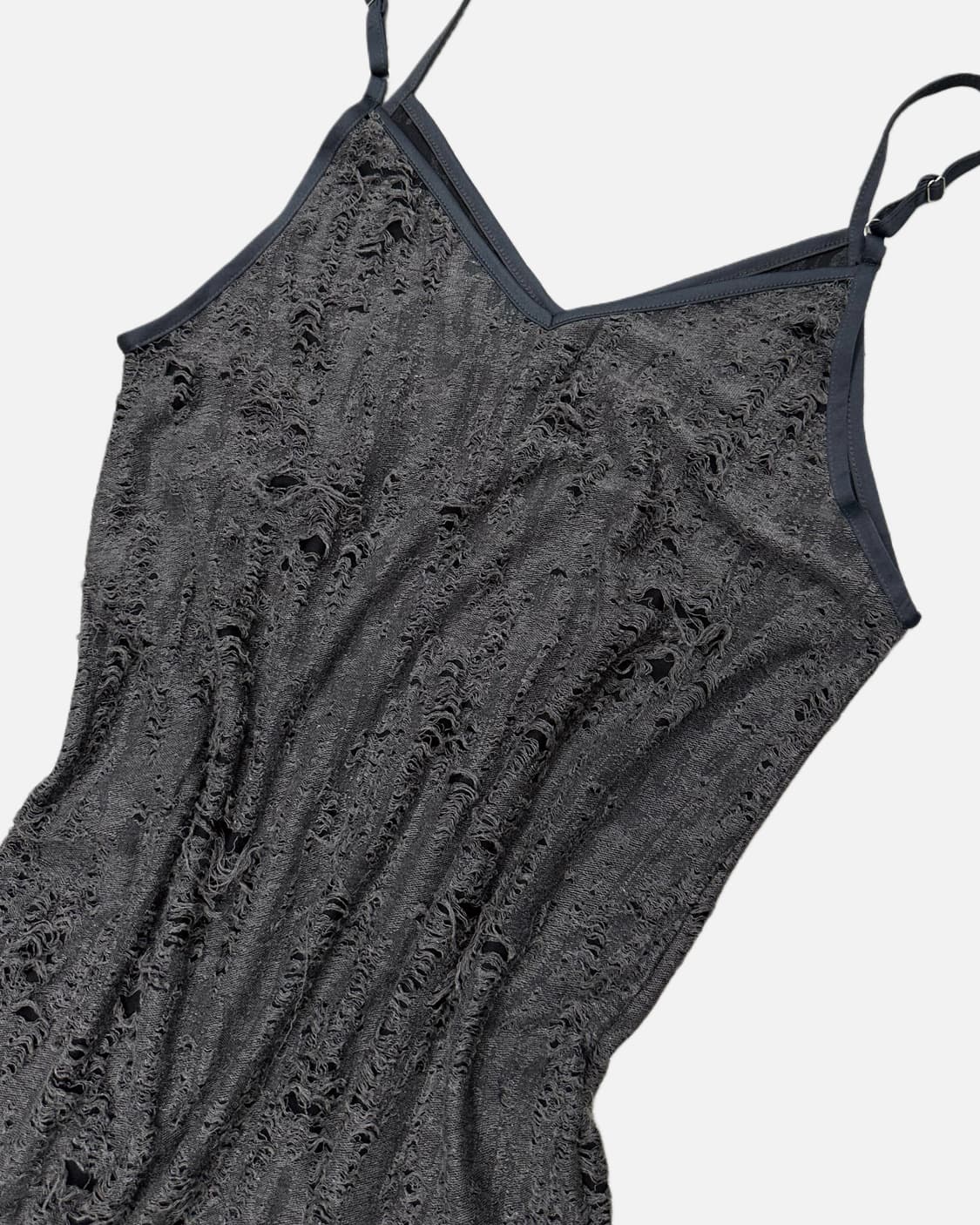 grunge distressed grey dress 상품이미지2