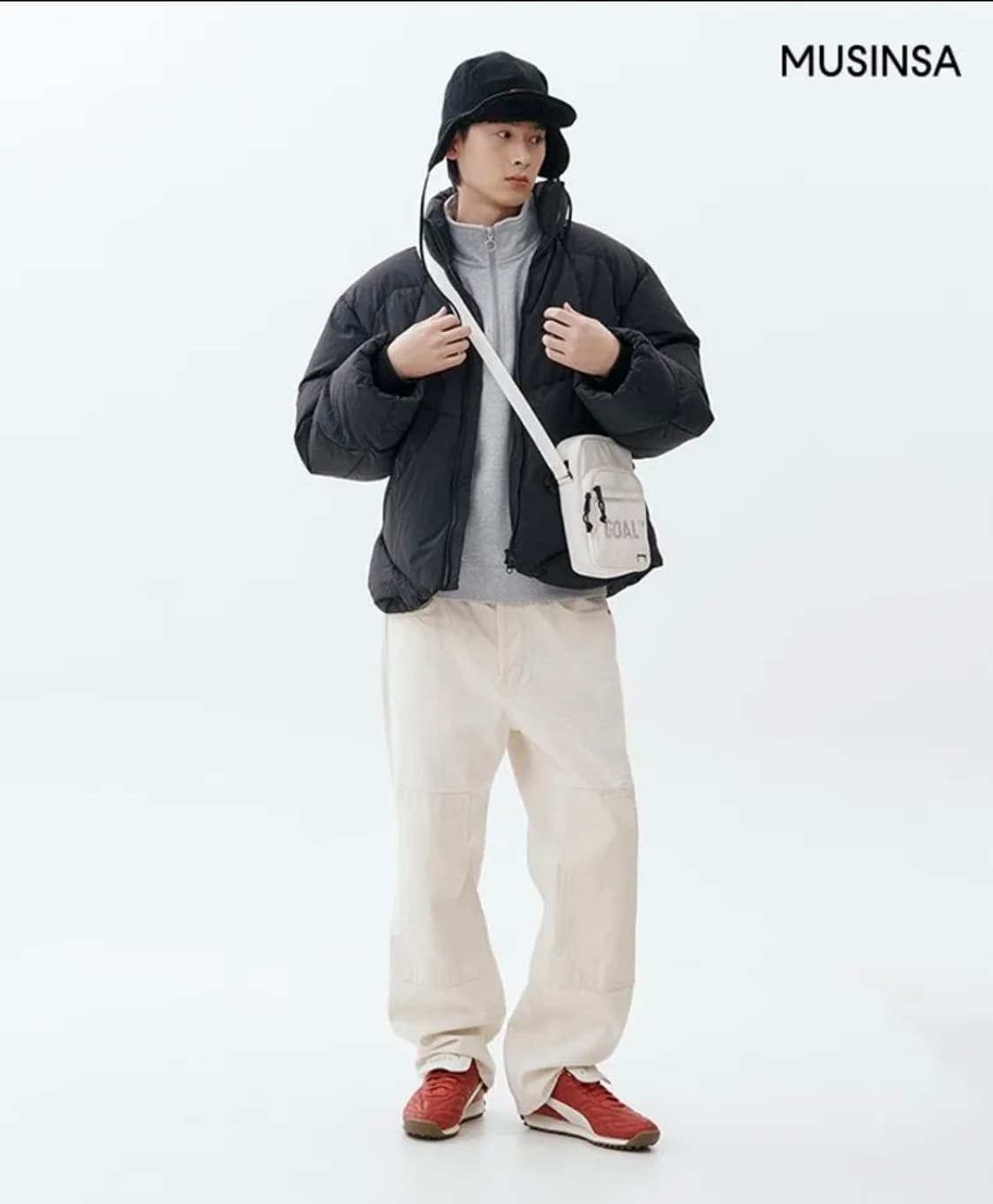 무신사 스탠다드 스트럭처드 숏패딩 M 새제품 상품이미지1