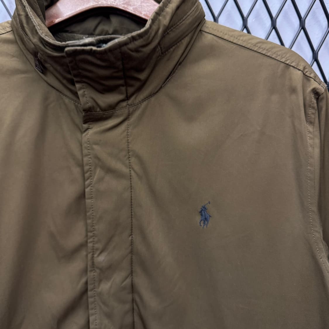 00s 폴로 랄프로렌 클래식 드리즐러 자켓 투포켓 디테일 라이트 카키 상품이미지5