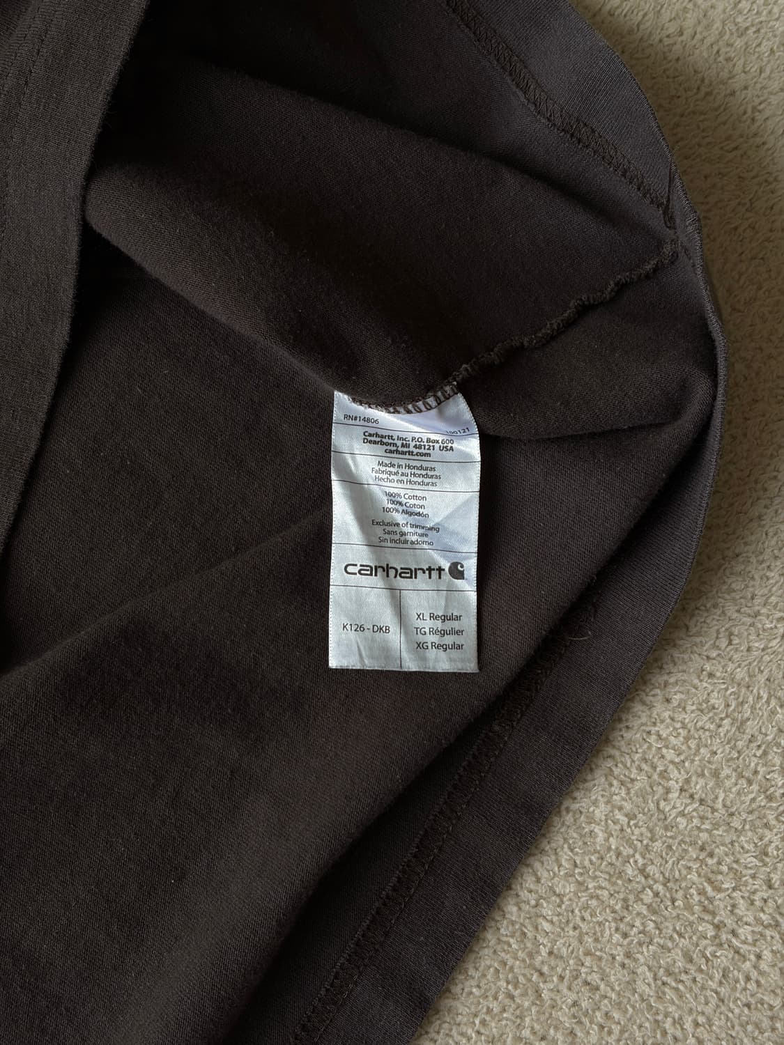 칼하트 포켓 롱슬리브 상품이미지7