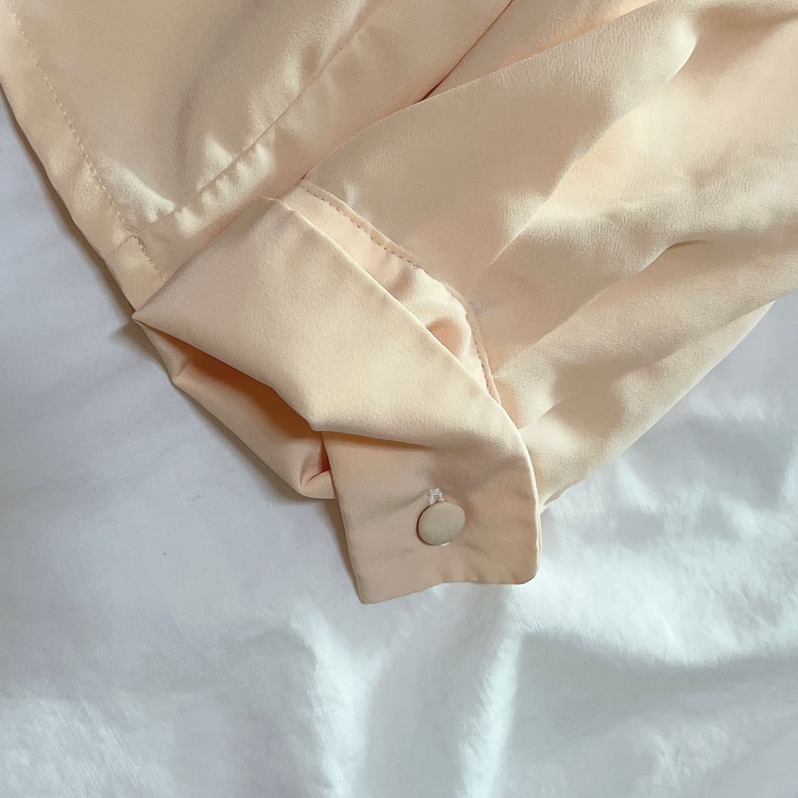 빈티지 ) 꽃카라 피치블라우스 상품이미지3