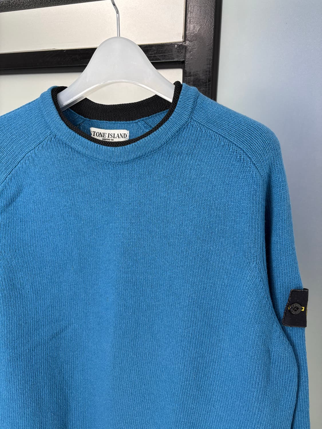 루키CK9749: 스톤 아일랜드 정품 니트 블루  상품이미지5