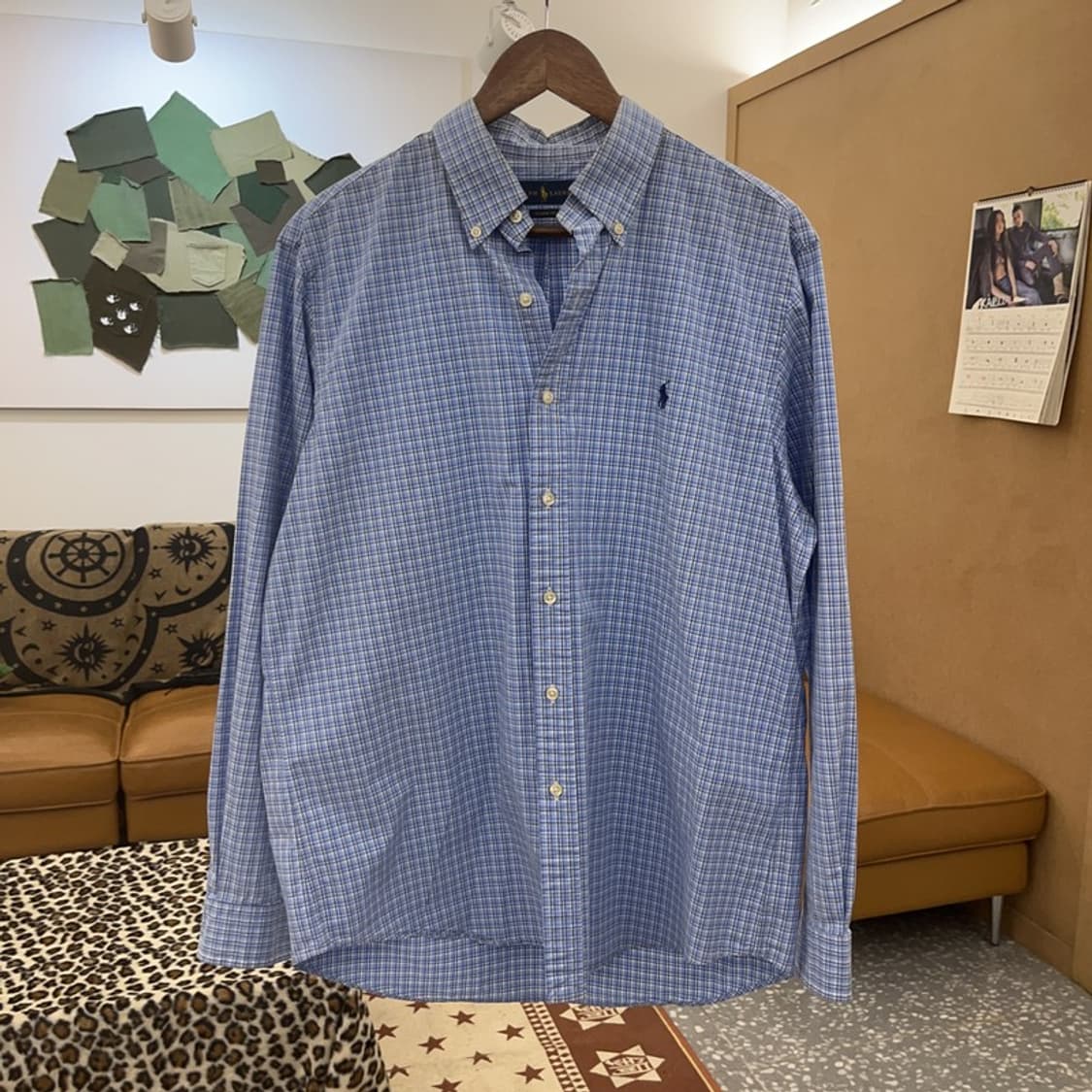 폴로 랄프로렌 컨트리 빈티지 모던캐주얼 체크 셔츠 L C09277 상품이미지3