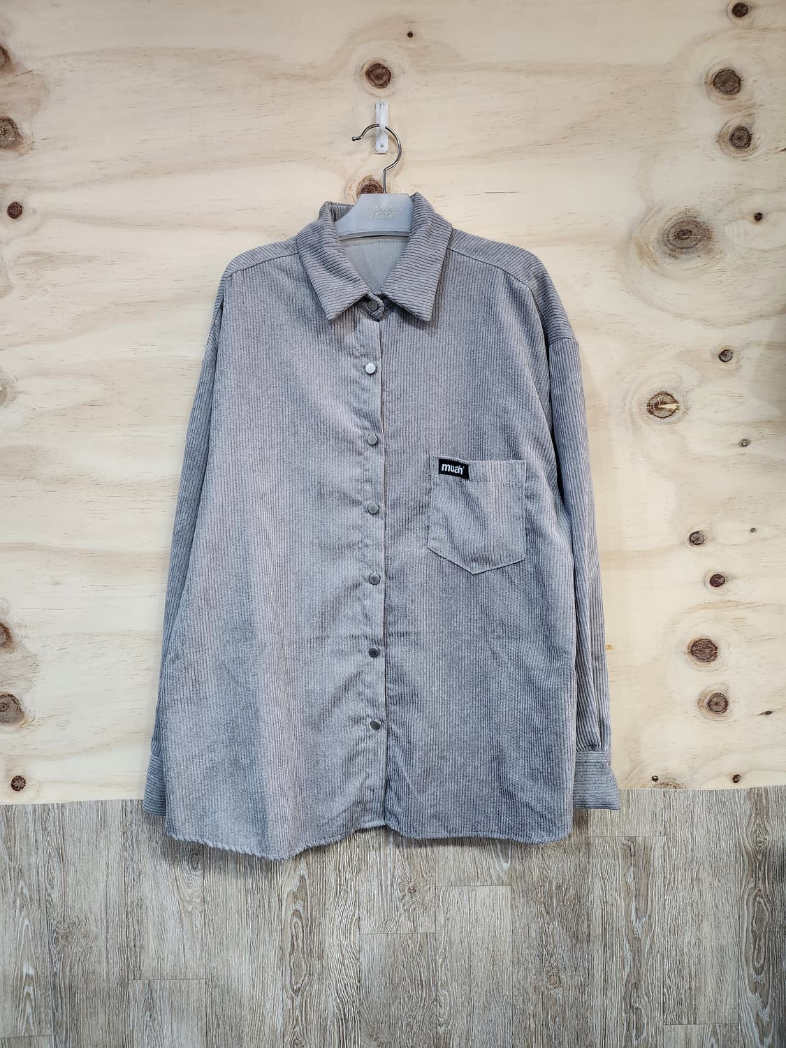 547) 무아무아 muah 코듀로이 셔츠 상품이미지1