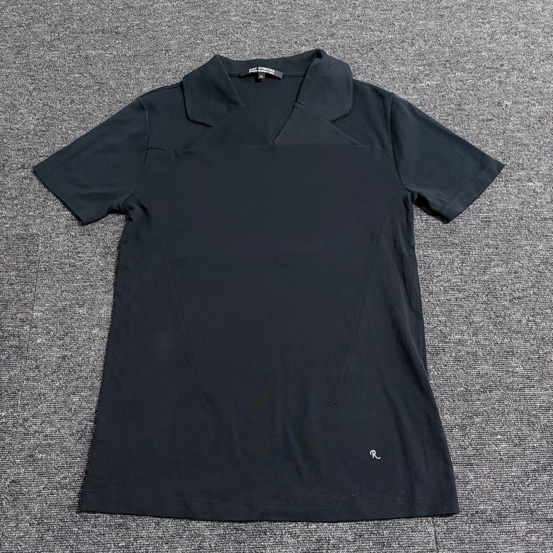 라프시몬스 09ss 오픈 폴로 셔츠 상품이미지1