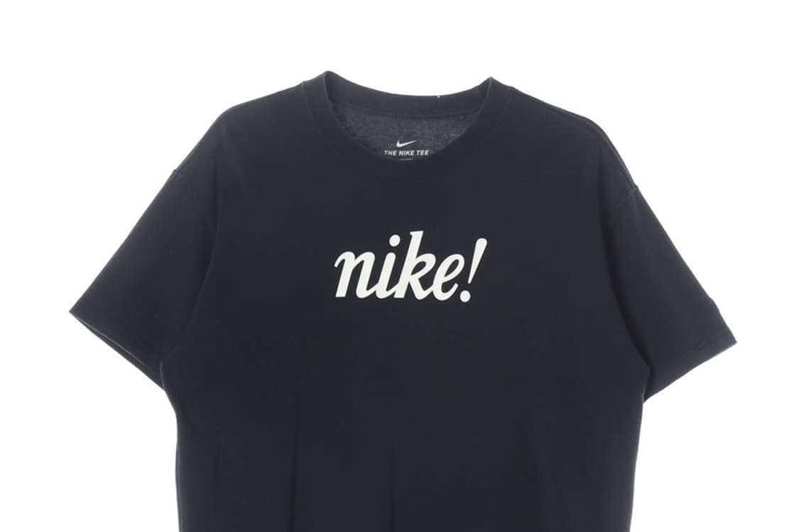 나이키 필기체 로고 블랙 반팔 티셔츠 XL 상품이미지3