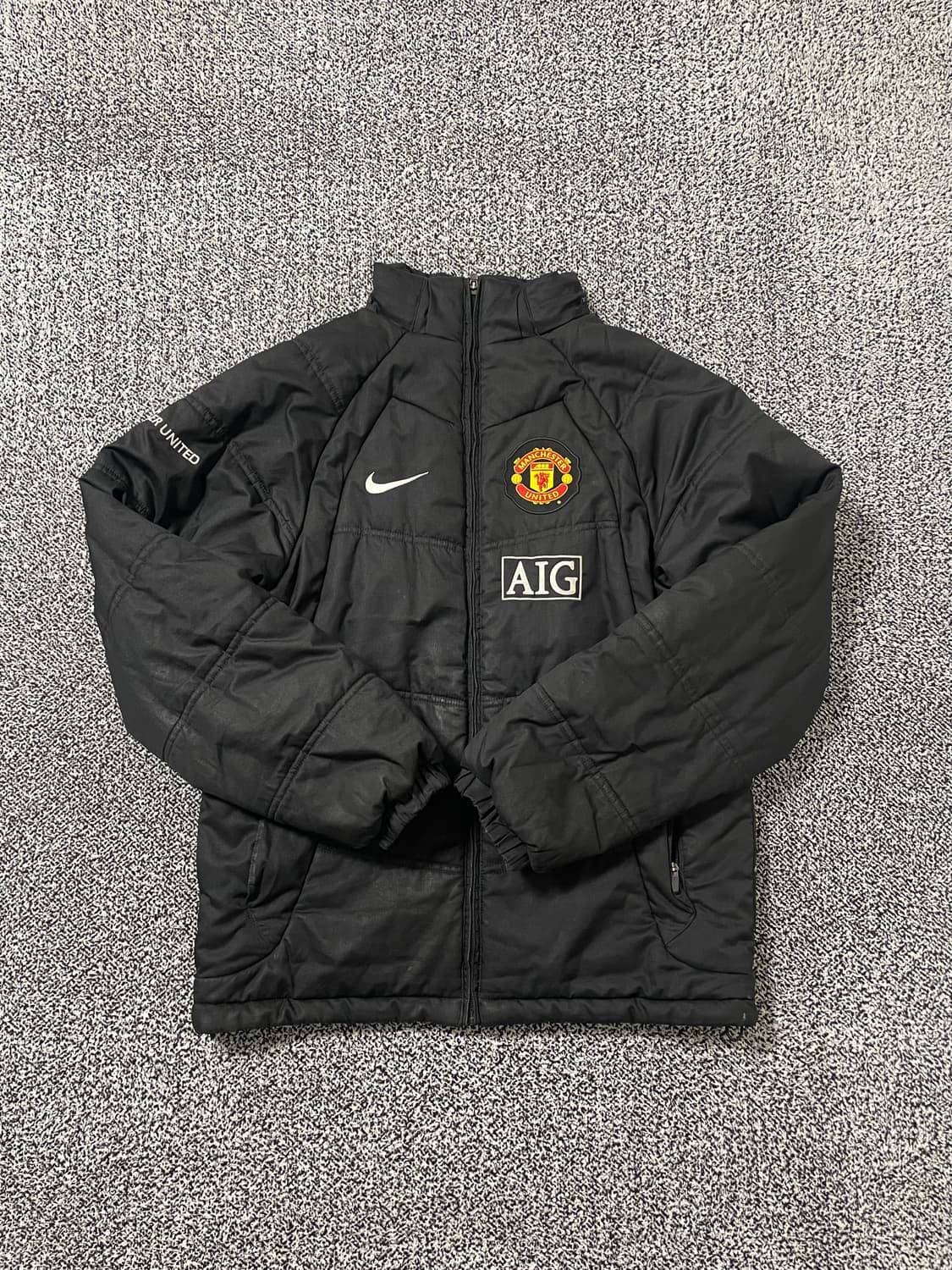 빈티지9. 나이키 올드스쿨 스우시 맨유 AIG 경량 패딩 자켓 상품이미지1