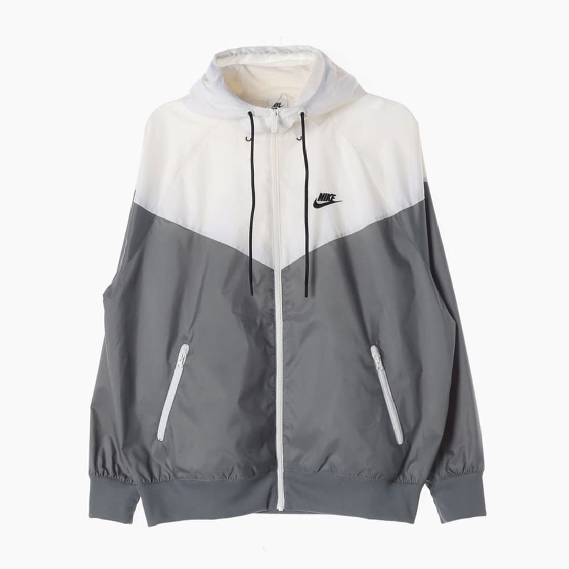 나이키 그레이 화이트 배색 윈드브레이커 L 상품이미지1