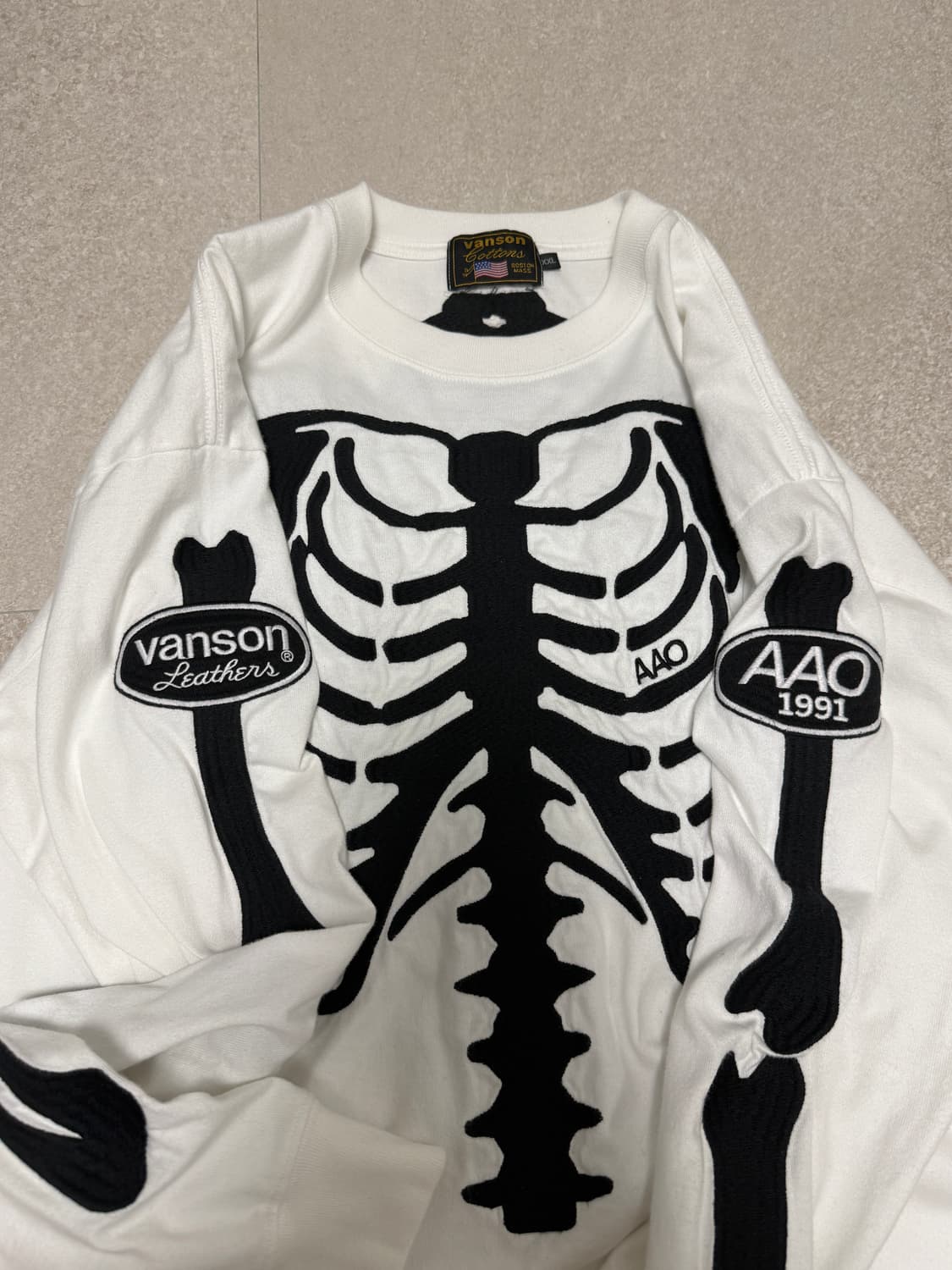 Vanson Leathers x aao 롱슬리브 상품이미지4