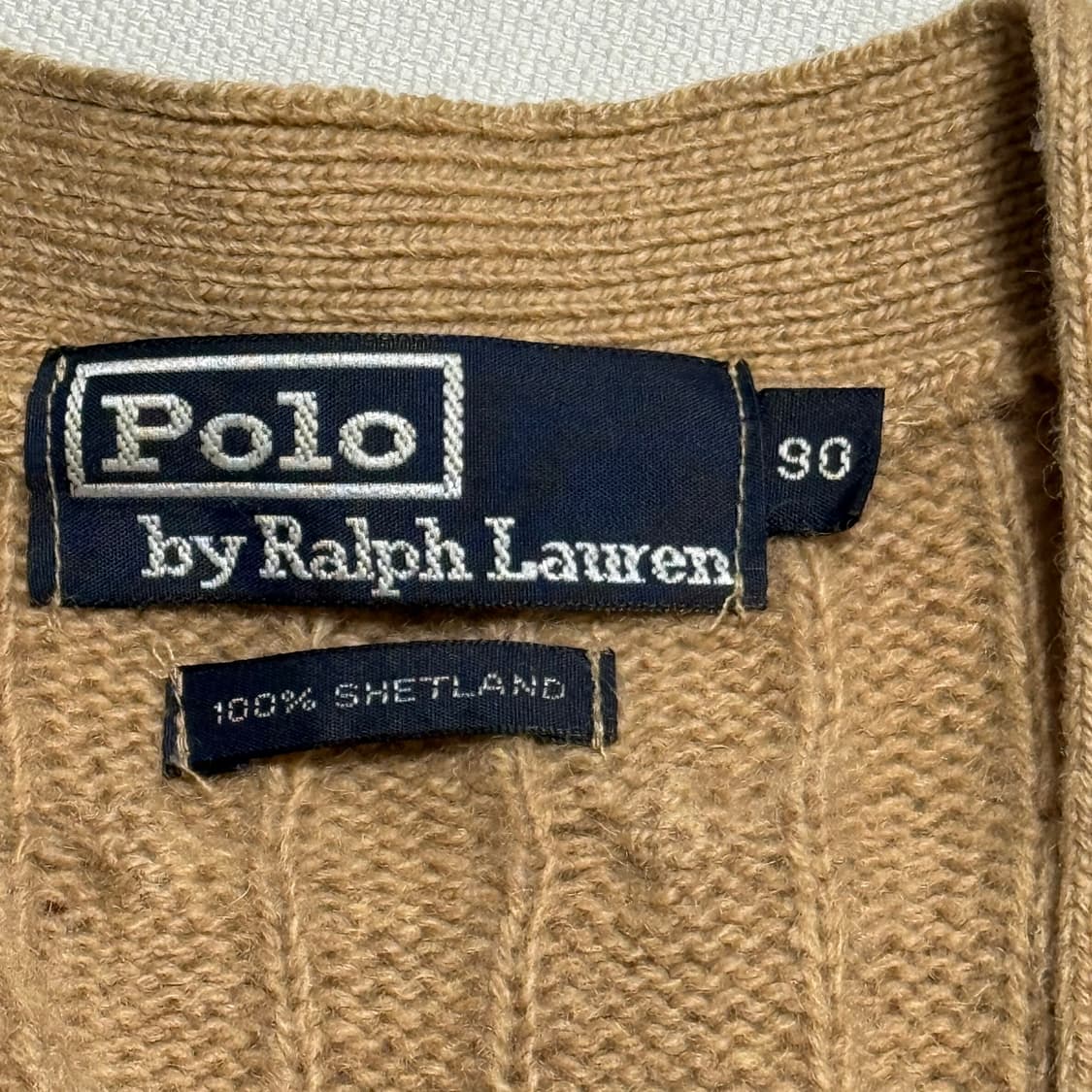 90 폴로랄프로렌 케이블 브이넥 가디건 상품이미지4