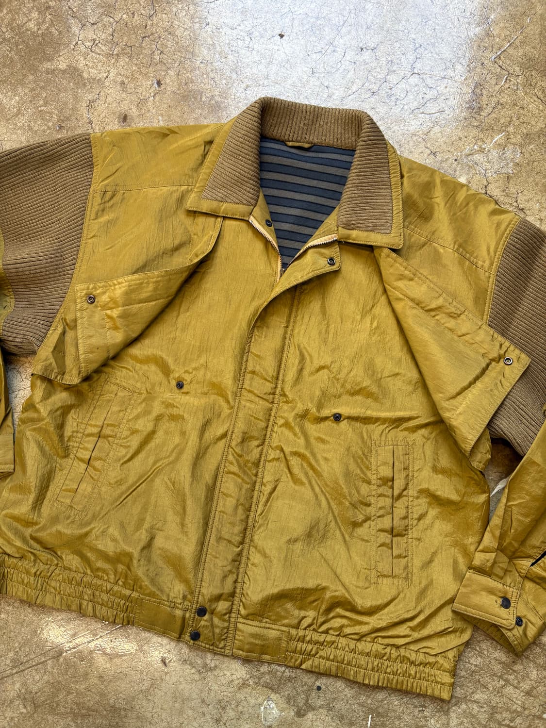 JPN 나일론 블루종 집업 재킷 상품이미지6