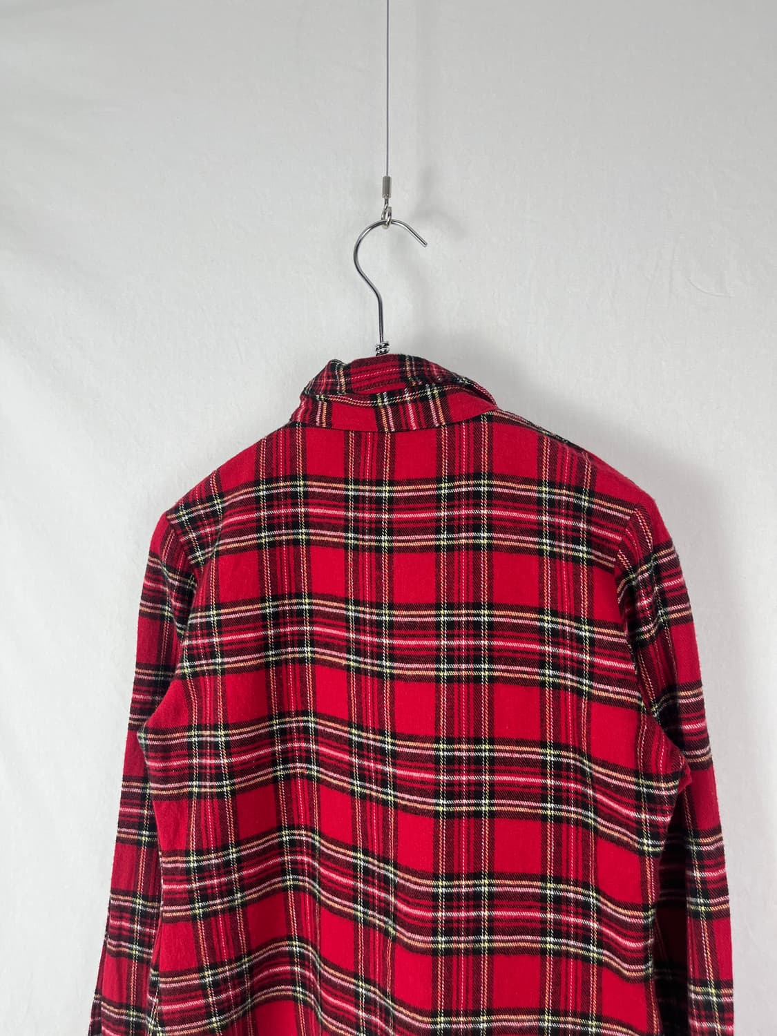 Vintage 체크 패턴 셔링 셔츠  상품이미지6