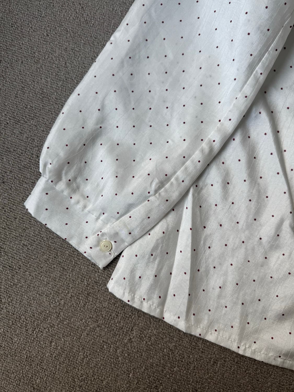 빈티지 도트 프릴 블라우스 상품이미지2