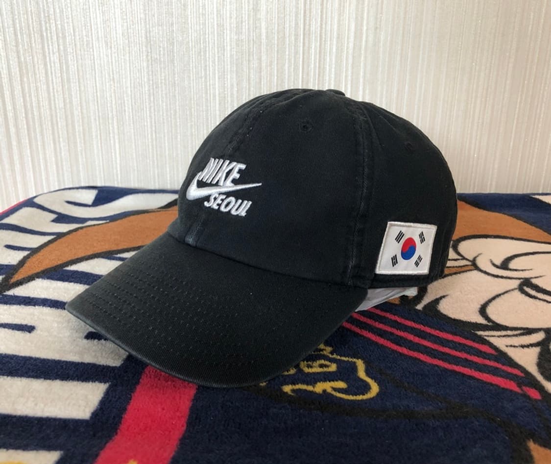 나이키서울(SEOUL) 한정모자/볼캡/태극기패치/블랙 상품이미지2