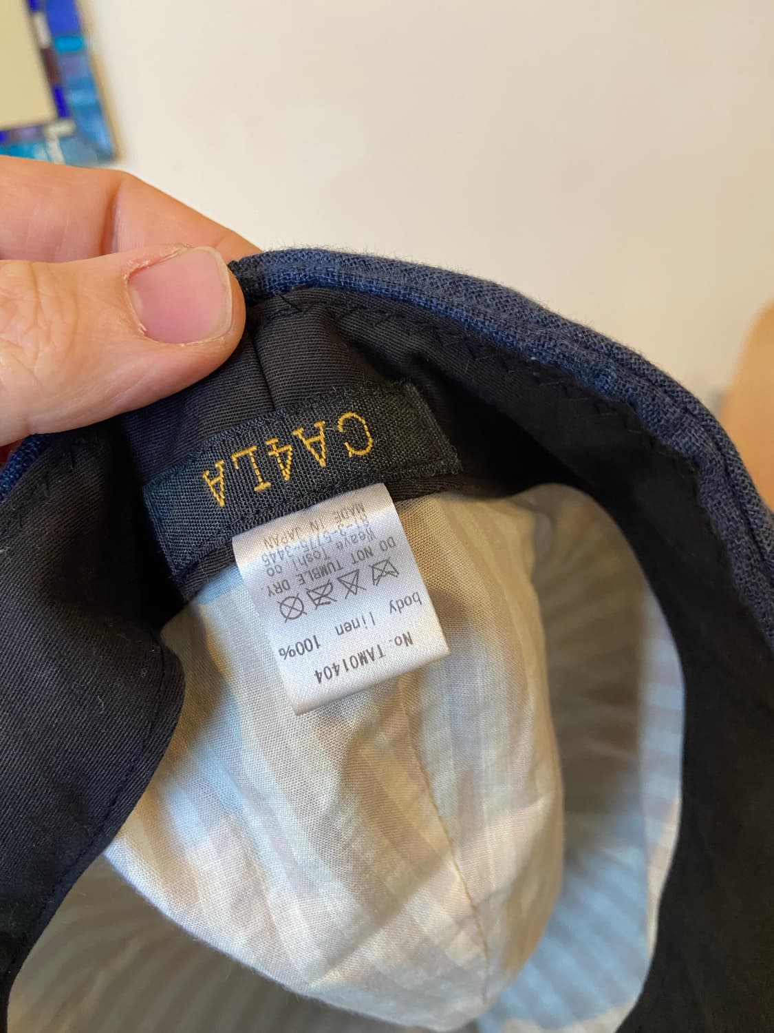 일본 카시라 네이비 헌팅캡 상품이미지7