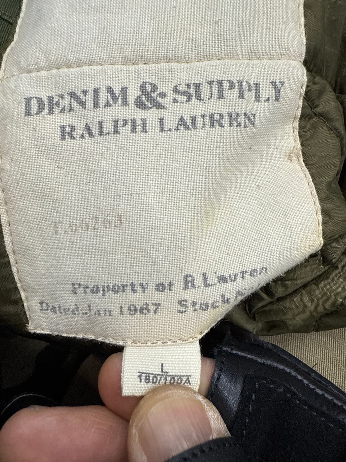 데님 서플라이 x 랄프로렌 성조기 프린팅 나일론 퀄팅 베스트 상품이미지5