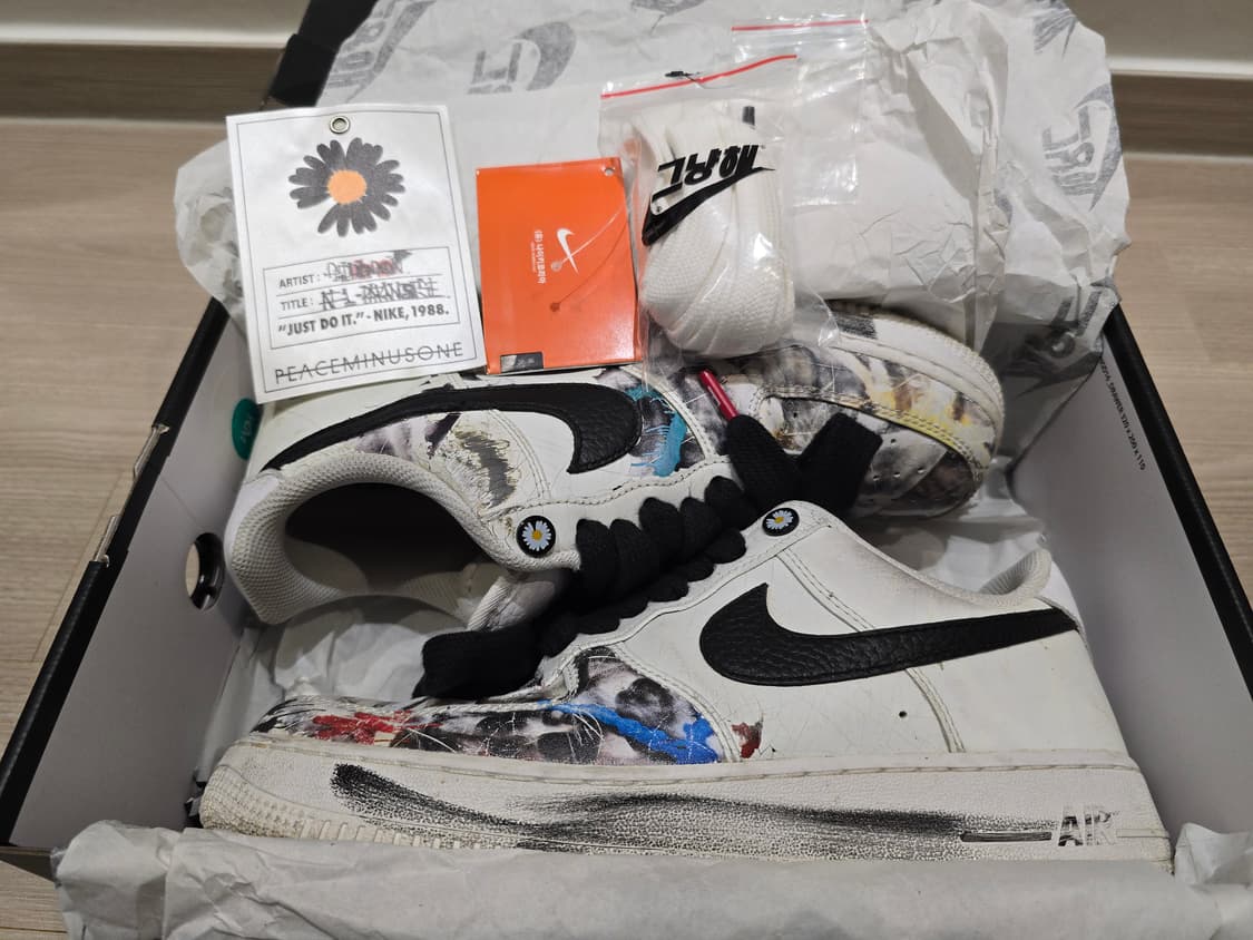 [265] 나이키 x 피스마이너스원 에어포스 1 로우 파라노이즈 2.0  상품이미지10