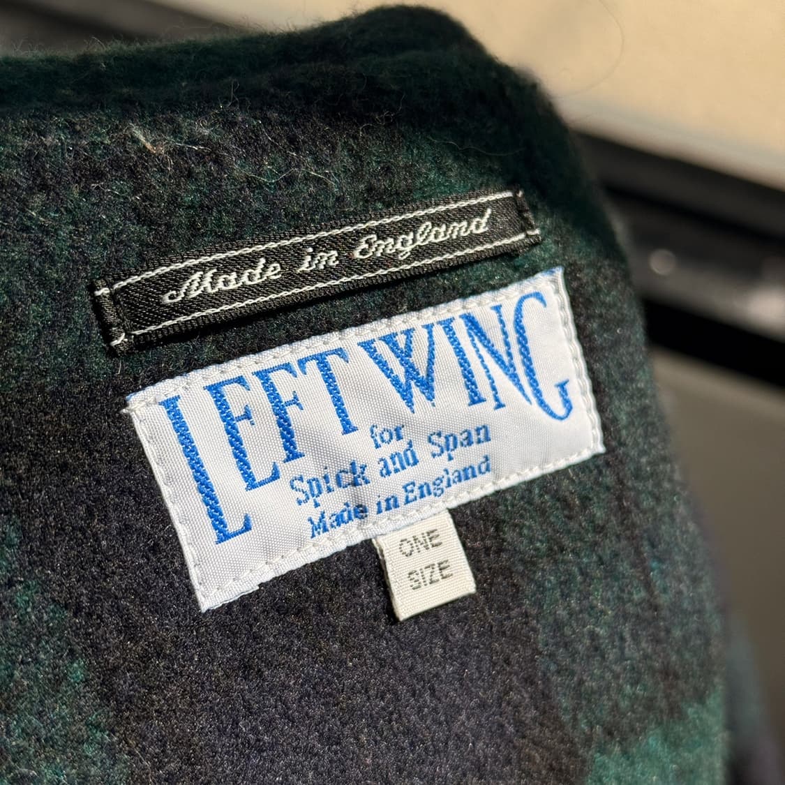 DAY & Lloyd 영국 울혼방 타탄체크 안감 더플코트 떡볶이 코트 상품이미지6