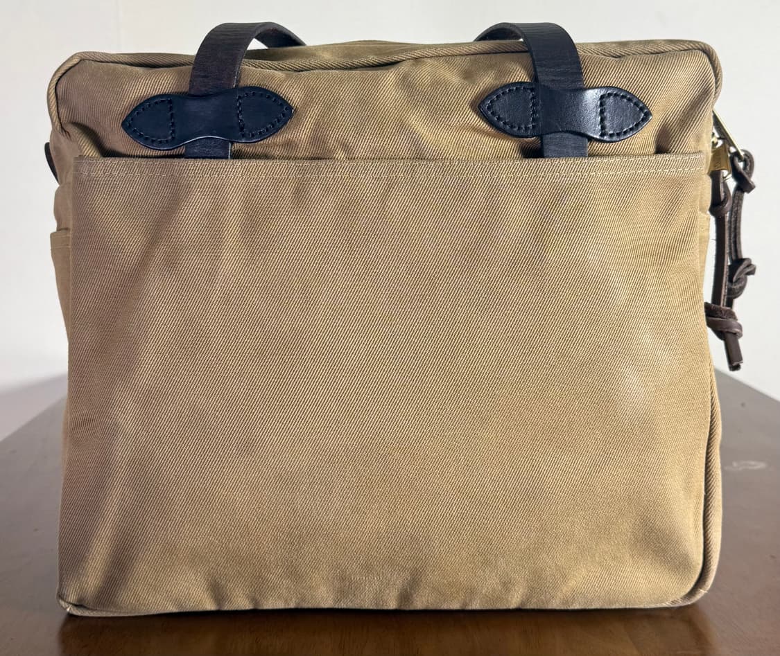 FILSON 러기드 트윌 집 토트 70251 탄 (Made at Fils 상품이미지4