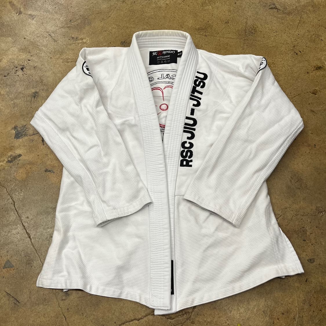 [정품] 스콜피온 주짓수 도복 화이트 A1.5 b14 상품이미지2