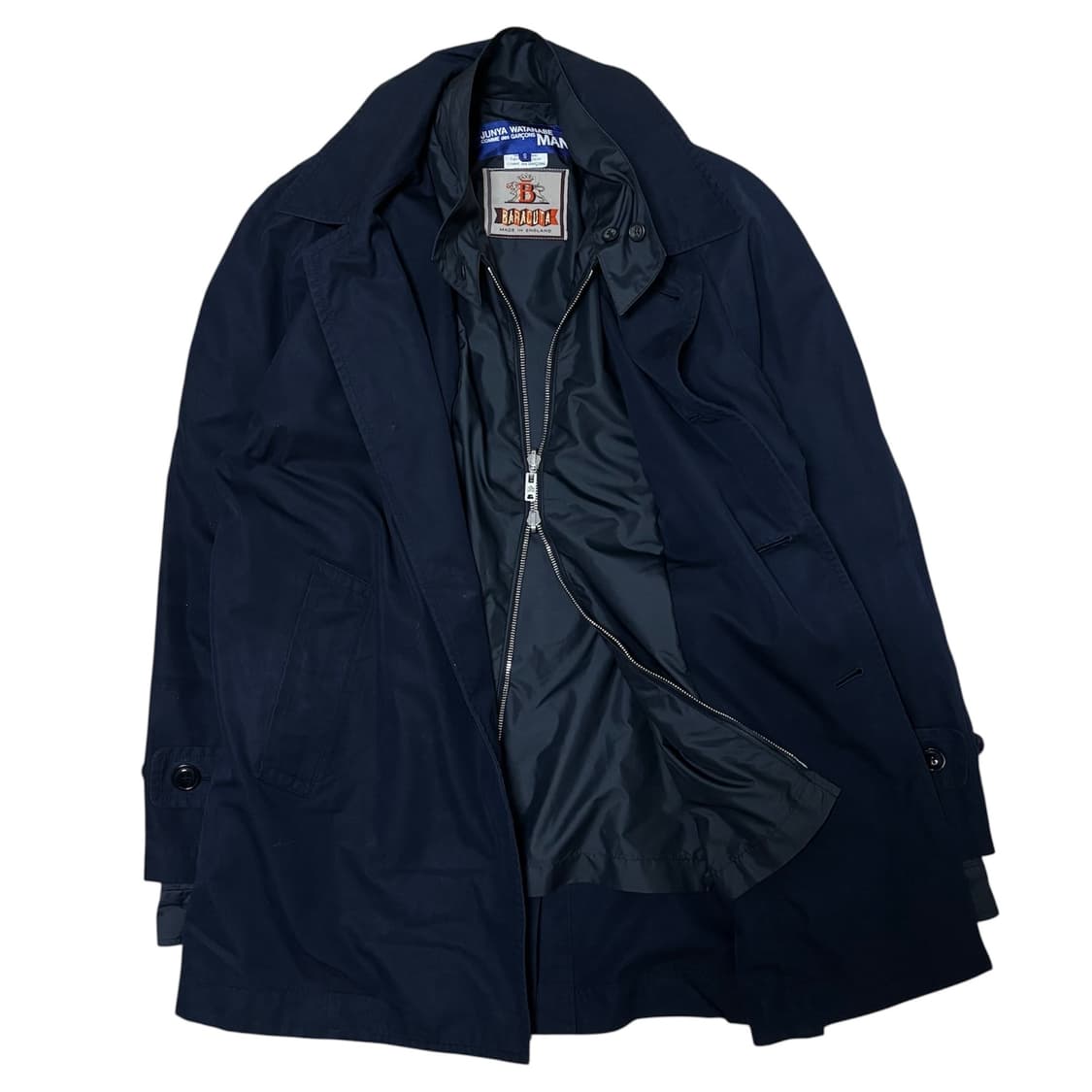 [S] 준야 와타나베 맨 X 바라쿠타 리버시블 하프코트 해링턴 믹스 자켓 상품이미지3