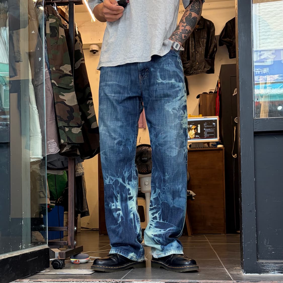 Levi’s 타이다이 워시드 힙합팬츠 상품이미지1