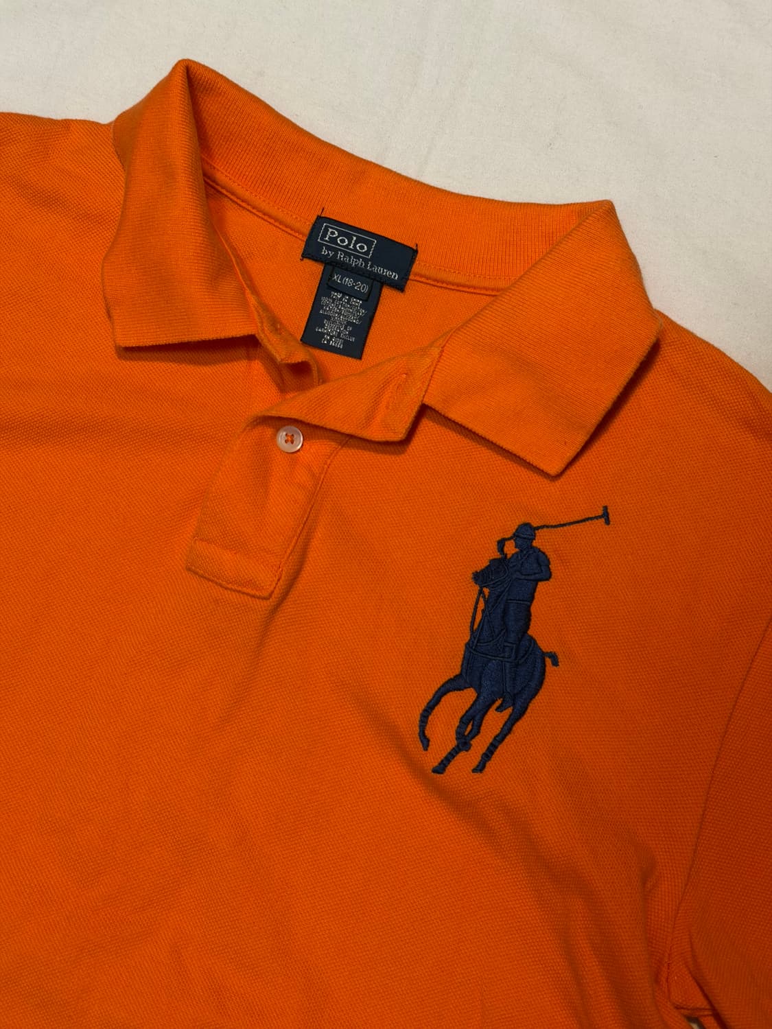 폴로 랄프로렌 빅포니 치프키프 카라티 오렌지 상품이미지2
