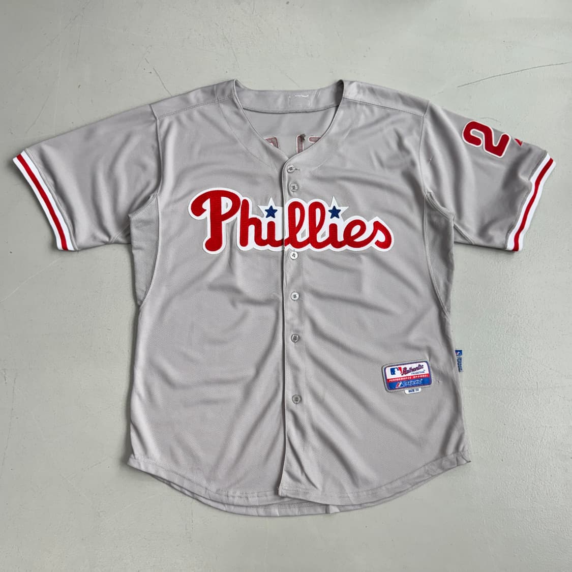 마제스틱 필라델피아 필리스 베이스볼 유니폼 반팔 져지 상품이미지2