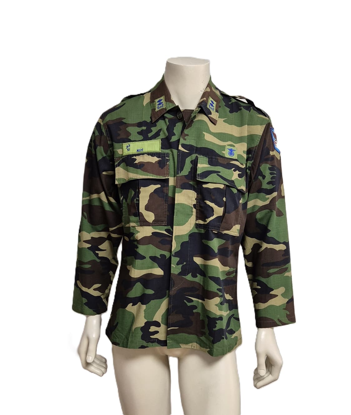 공군 구형 91비행전대 시설 중위 초기형 하계 전투복 상의 자켓 (L) 상품이미지1