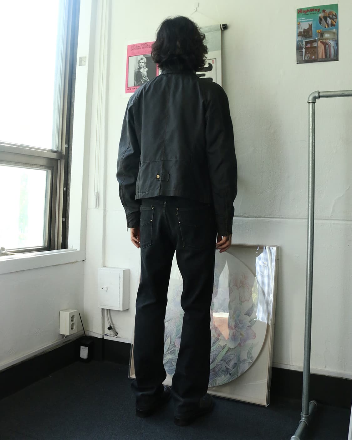 니들스 블랙 데님 팬츠 상품이미지3
