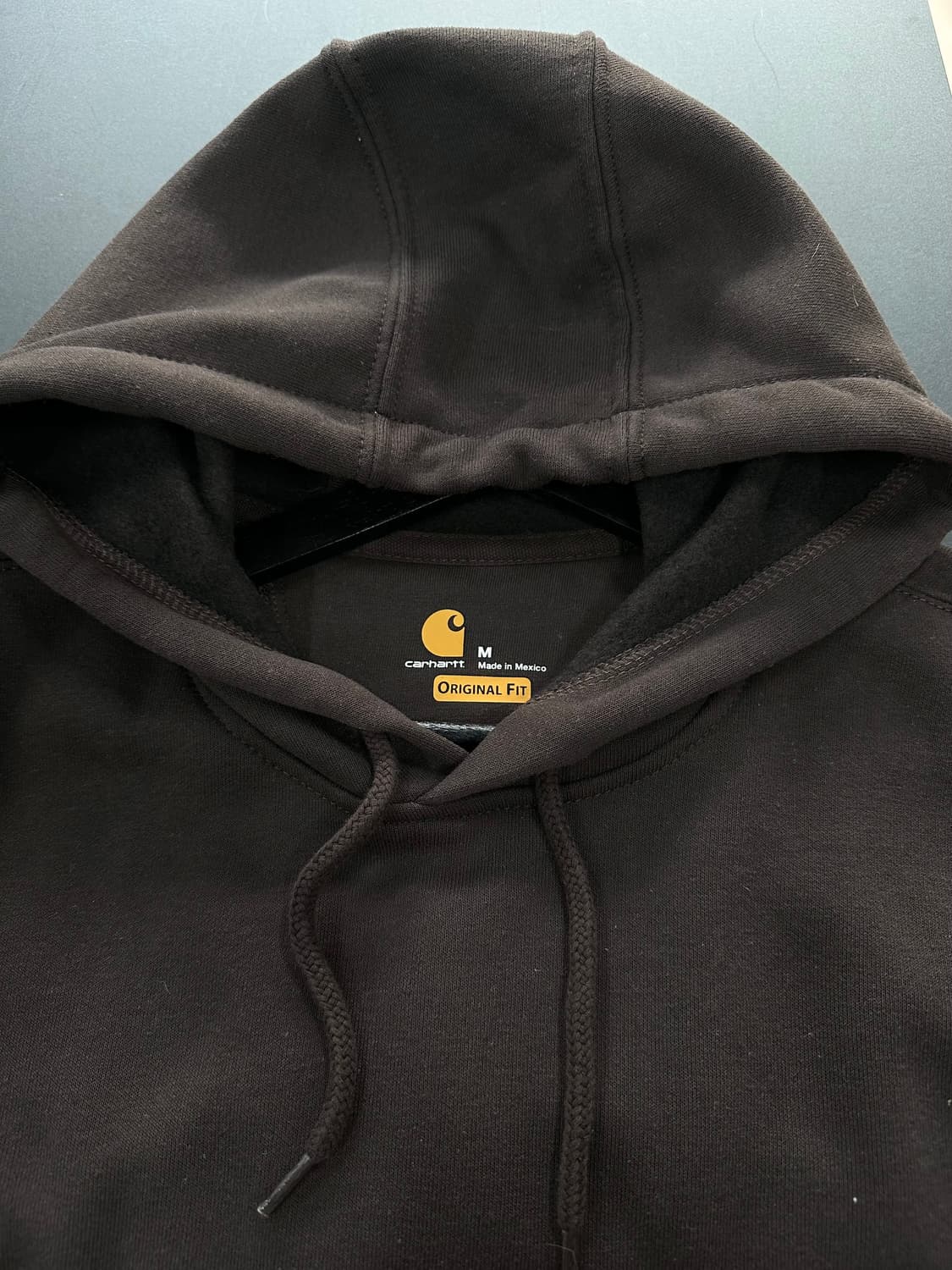 칼하트 미드웨이트 레귤러 후드티 브라운 상품이미지5