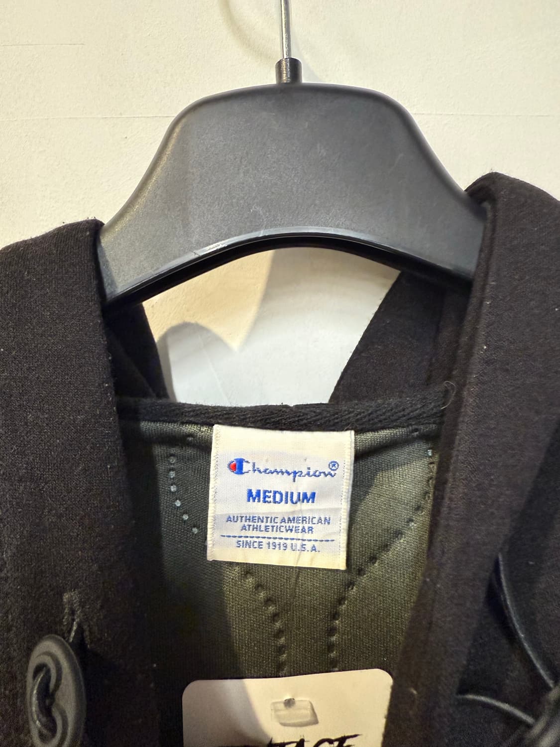 챔피온 블랙 후드경량패딩 상품이미지3