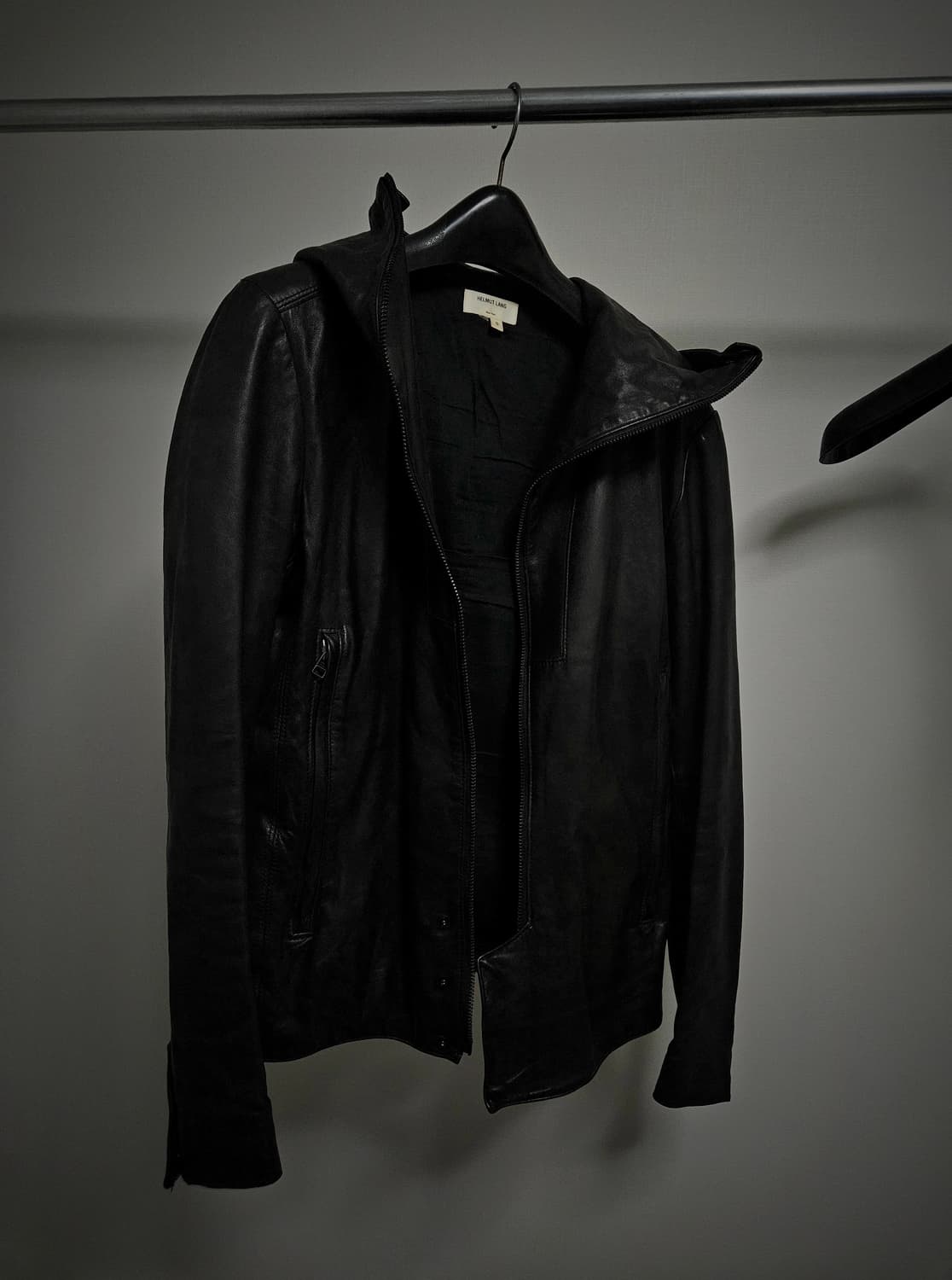 헬무트랭 가죽 자켓 00s 뉴욕택 상품이미지10