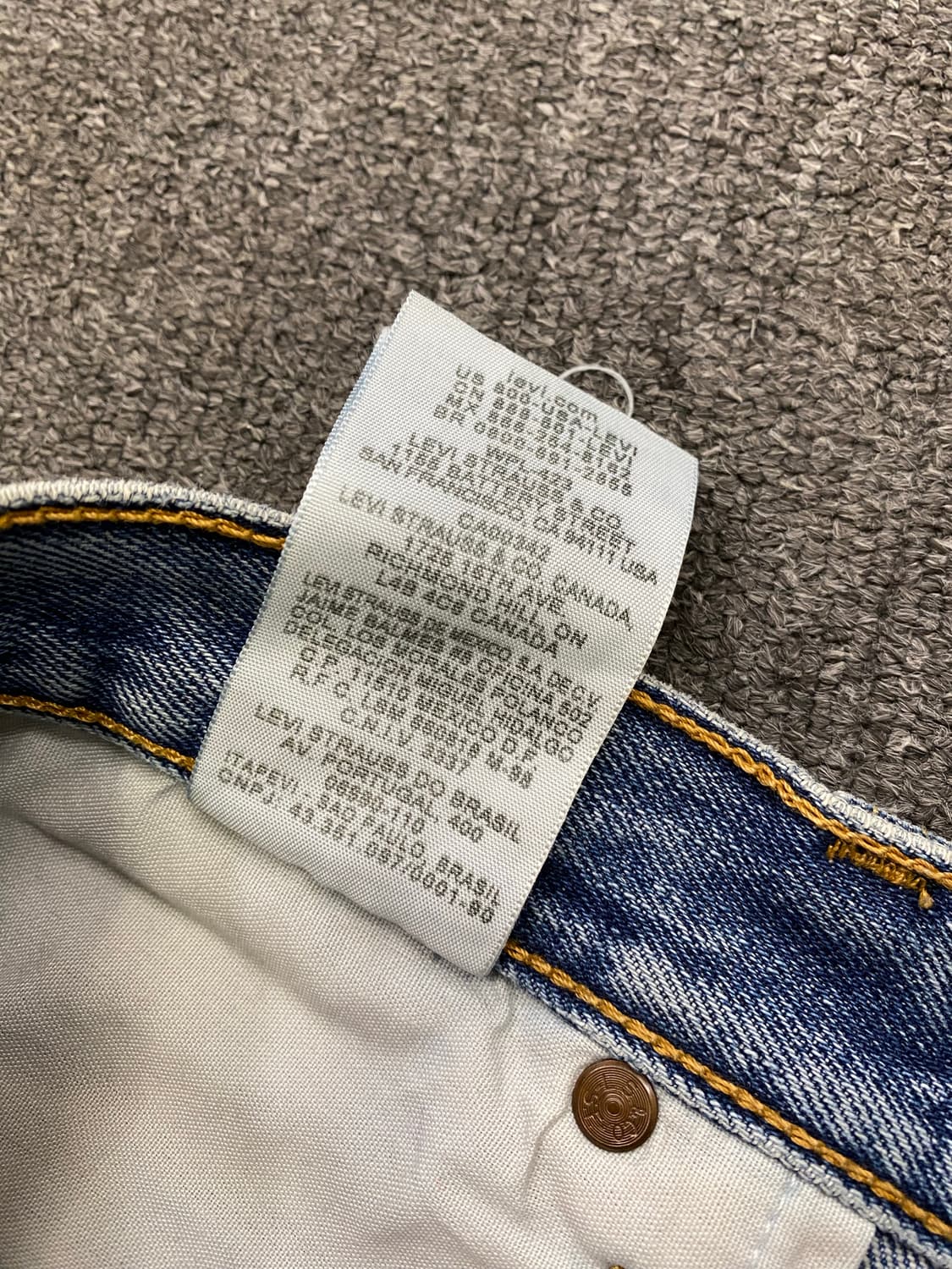 Levis 리바이스 501 데님팬츠 상품이미지10