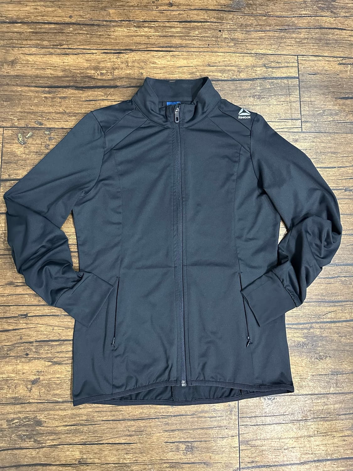 리복 REEBOK 블랙 기능성 트레이닝 집업 자켓 여성 85 상품이미지1