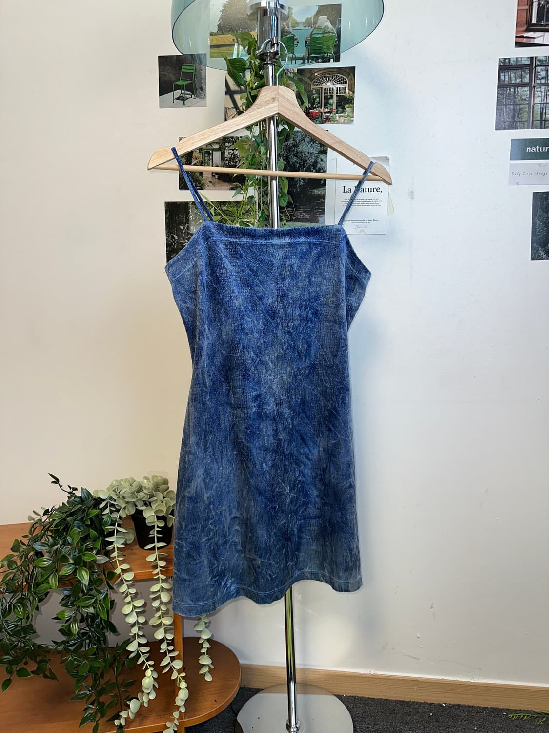 Deep blue velvet python ops 상품이미지3