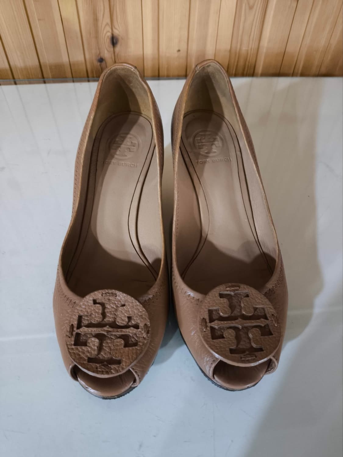 245mm 토리버치 오픈토 웨지힐 비브람보강 상품이미지4