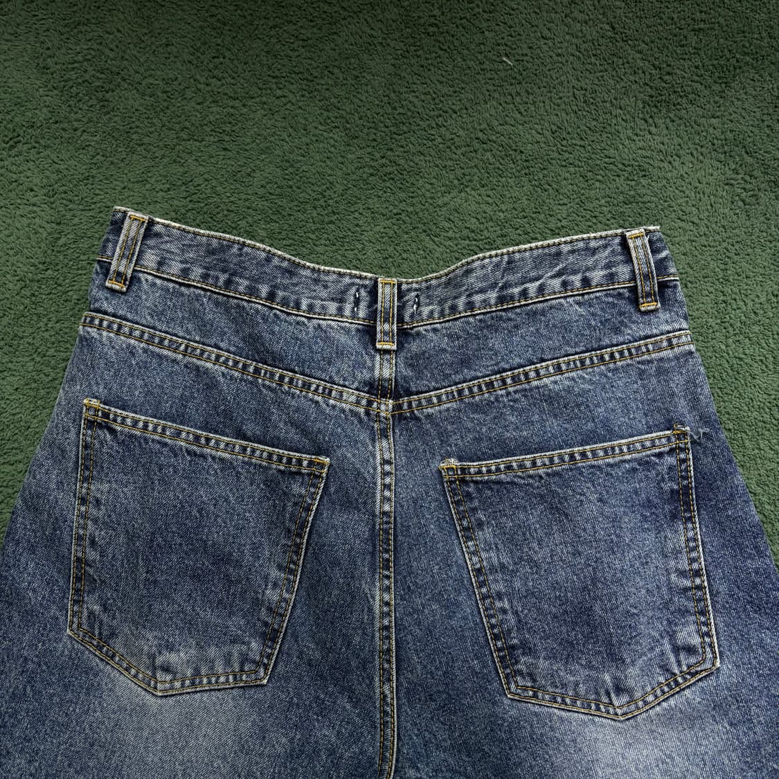 빈티지 중청 워싱 데님 팬츠 상품이미지5