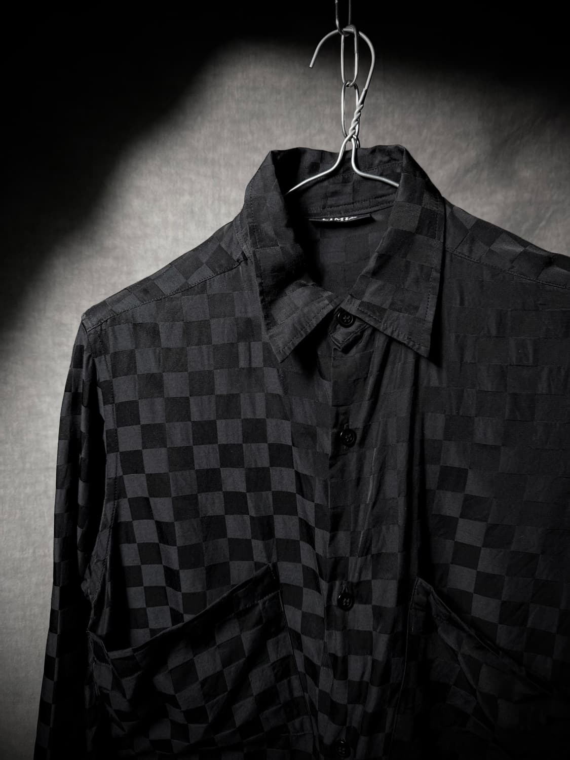 LIMI feu Check Long Shirt   상품이미지3