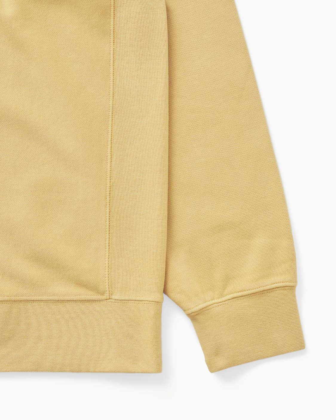 카키스 Dyed Stock Crewneck Pale Yellow L 상품이미지3